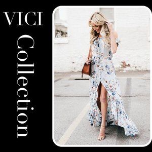Flirty Off-Shoulder Maxi Dress